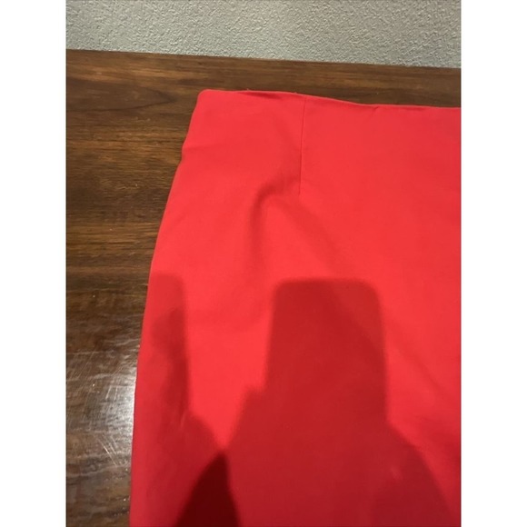 Parophase Skirt Women 6‎ Red Pencil Knee Length Work Career Wear - Picture 3 of 7